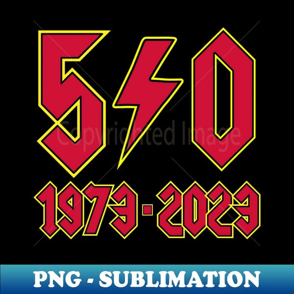 AC DC 50th - Unique Sublimation PNG Download - Fashionable a | Inspire ...