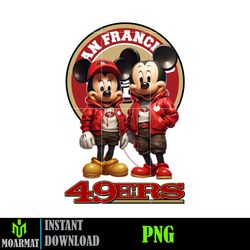 NFL Mouse Couple Football Team Png, Choose NFL Football Teams inspired Mickey Mouse Png, Game Day Png (28)