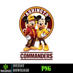NFL Mouse Couple Football Team Png, Choose NFL Football Teams inspired Mickey Mouse Png, Game Day Png (32)