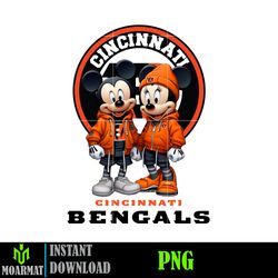 NFL Mouse Couple Football Team Png, Choose NFL Football Teams inspired Mickey Mouse Png, Game Day Png (4)
