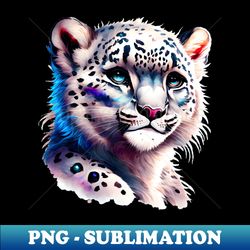 snow leopard cub - creative sublimation png download - unleash your inner rebellion
