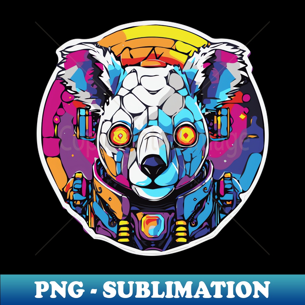JB-20231111-6600_Colorful Cyberpunk Koala Robot Head - Futuristic Gaze 4750.jpg