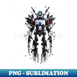 robots the next generation of technology  next step in human evolution - exclusive sublimation digital file - add a festive touch to every day