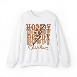 howdy christmas sweatshirt, coastal cowgirl sweatshirt, western shirt, cowgirl cowboy sweatshirt, wildwest sweater