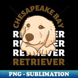Chesapeake Bay retriever Cute Life is better with my dogs I love all the dogs - Modern Sublimation PNG File - Create with Confidence