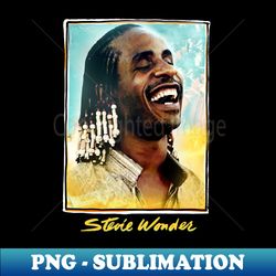 Stevie Wonder - Aesthetic Sublimation Digital File - Perfect for Creative Projects
