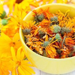 Organic Herbal Tea Sun-dried calendula flowers Gastrointestinal tea Fever treatment Liver support Hemorrhoids treatment