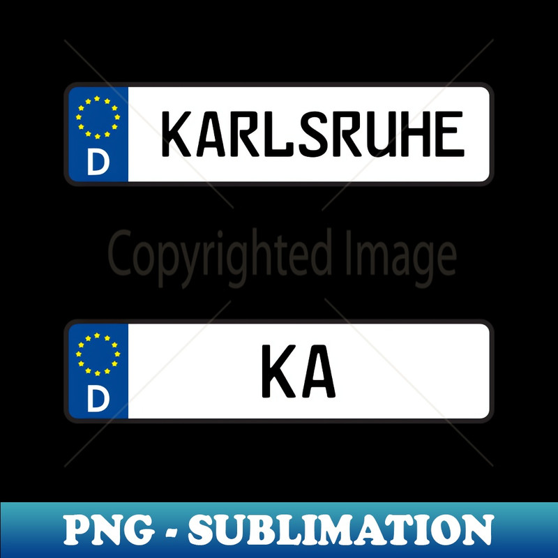 TB-20231111-18311_Karlsruhe kennzeichen Sticker German Car License Plate Kfz Kennzeichen 7736.jpg