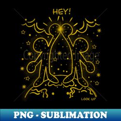 hey look up - decorative sublimation png file - instantly transform your sublimation projects