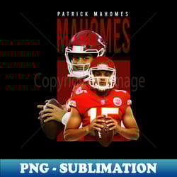 patrick mahomes vintage bootleg - sublimation-ready png file - perfect for sublimation art