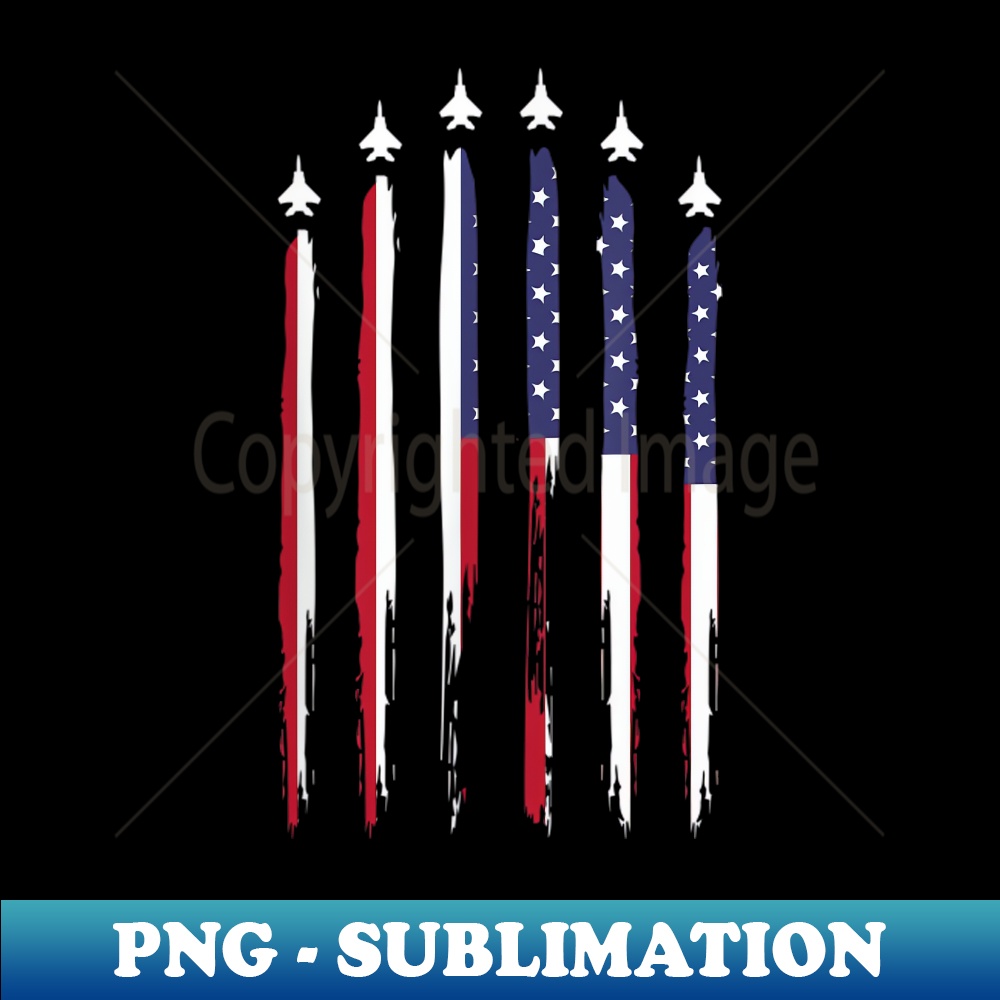 XI-20231111-1461_American Flag USA Airplane Jet Fighter 4th of July Patriotic 6014.jpg