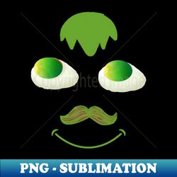 green eggs with smile face brunch breakfast costume - aesthetic sublimation digital file - boost your success with this inspirational png download