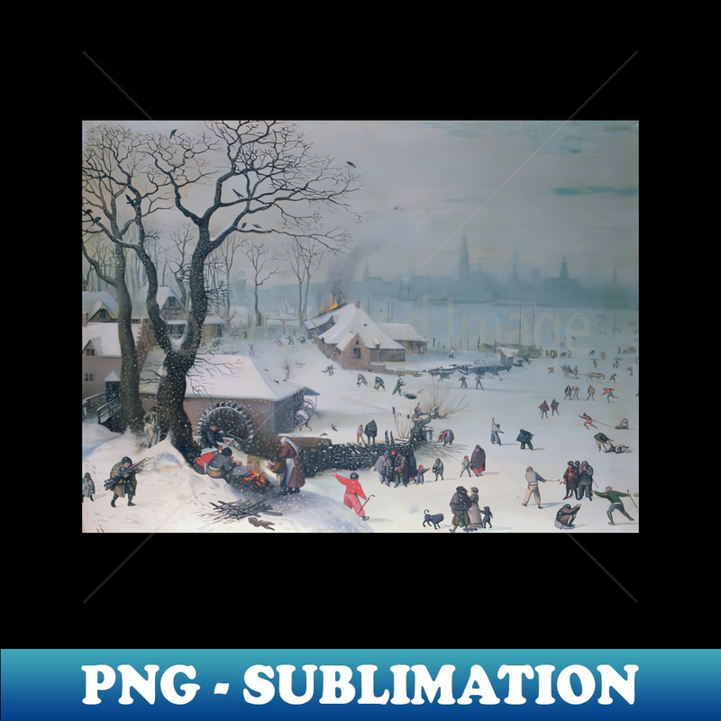 ZB-20231111-35035_Winter Landscape with Snowfall near Antwerp by Lucas van Valckenborch 9912.jpg
