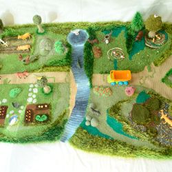 fidget toy for kids, sensory toys, road rug, nap mat, baby play gym, play mat, baby play mat,waldorf play mat