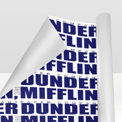 office dunder mifflin gift wrapping paper 58"x 23" (1 roll)