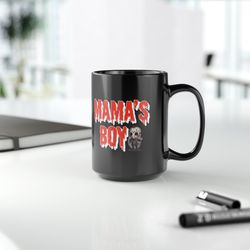 mamas boy jason slasher horror movie 15 ounce black coffee hot chocolate tea mug spooky season hallowed thriller.jpg