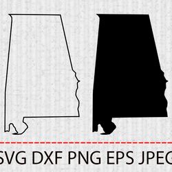 alabama svg,png,eps cameo cricut design template stencil vinyl decal tshirt transfer iron on