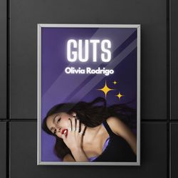 olivia rodrigo olivia rodrigo poster olivia rodrigo album poster guts album poster wall art.jpg