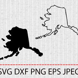 alaska svg,png,eps cameo cricut design template stencil vinyl decal tshirt transfer iron on