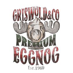 Griswold Eggnog Co Png, Clark Griswold PNG, Christmas Movie PNG, Christmas Vacation Png, Christmas Png