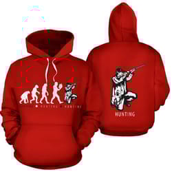 hunting clothes for mens girls hunting hoodie plus size color red- nqs86