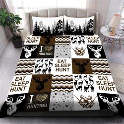 Hunting Deer Beautiful 3D All Over Printed Bed Set