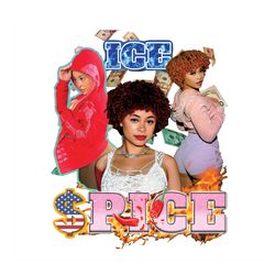 ice spice bootleg 90s vintage png sublimation digital