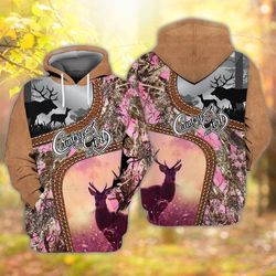 hunting deer country girl for men and women 3d hoodie zip hoodie y97