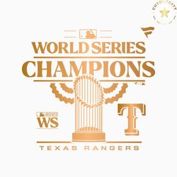 baseball texas rangers 2023 world series champions svg file
