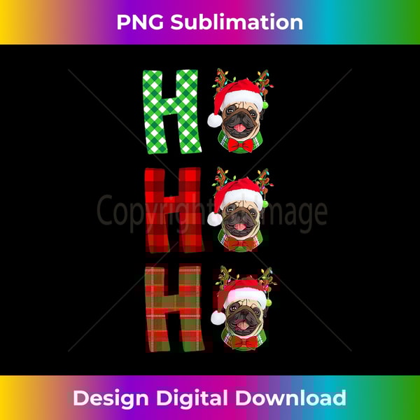 SY-20231112-2794_HO-HO-HO Santa Hat Dog Breed Christmas Pajama Tank Top.jpg