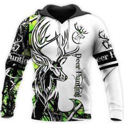 hunting deer hoodie 3d over print