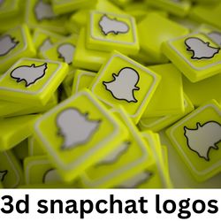 3d snapchat logos t-shirt svg design, cap svg design , svg sticker