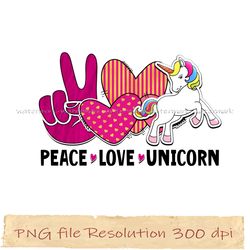 peace  love  unicorn  png, unicorn sublimation bundle, 100 magical days png, instantdownload, files 350 dpi