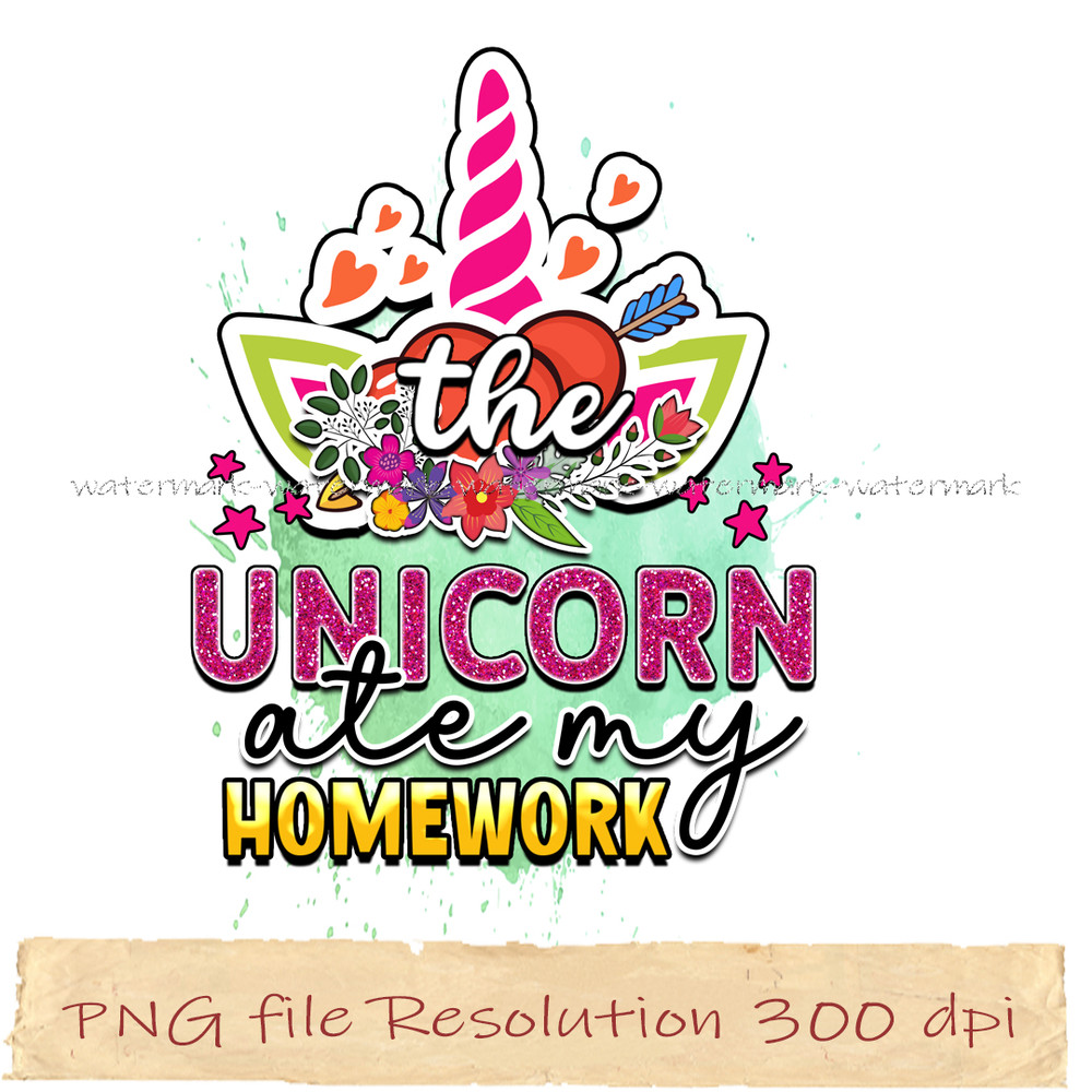 The unicorn ate my homework.jpg