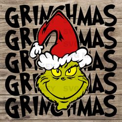 Retro Grincmas Svg Png, Christmas png, Grinc Svg png, Trendy Christmas png, Christmas sublimation,  SVG EPS DXF PNG