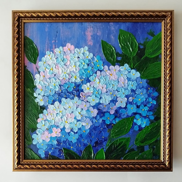 Blue-hydrangea-artwork-flower-bouquet-painting-impasto-acrylic-framed-art-wall-decor.jpg
