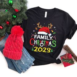 family christmas 2023 shirt, christmas shirt, matching christmas santa shirts, christmas gift, christmas party shirt, ch