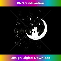 Cats look stars romantic cat motif galaxy cat pets Pre - Deluxe PNG Sublimation Download - Crafted for Sublimation Excellence