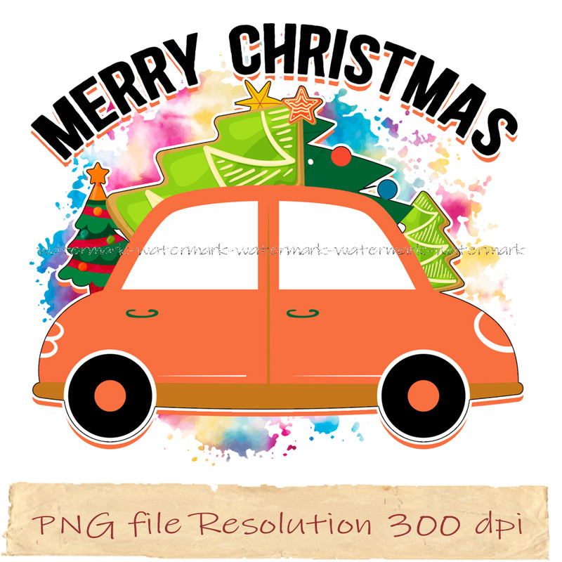 Merry christmas with car.jpg