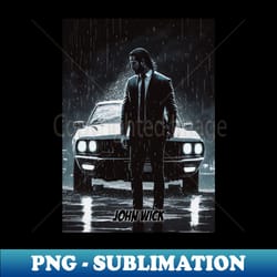 john wick illustration - premium png sublimation file - fashionable and fearless