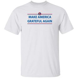 make america grateful again t-shirt white cotton plus size