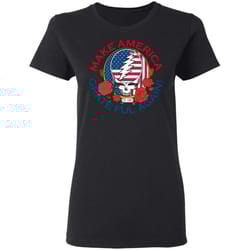make america grateful again! funny grateful dead women t-shirt