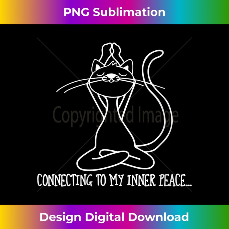 DD-20231112-1265_Womens Funny Cat Yoga Meditation Pose Kitty Inner Peace Asana Gift V-Neck.jpg