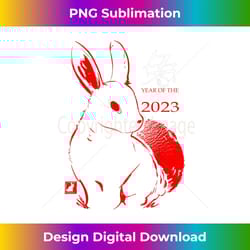 chinese new year 2023 year of the rabbit zodiac horos - eco-friendly sublimation png download - enhance your art with a dash of spice