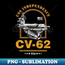Independence Aircraft Carrier - PNG Transparent Sublimation File - Stunning Sublimation Graphics