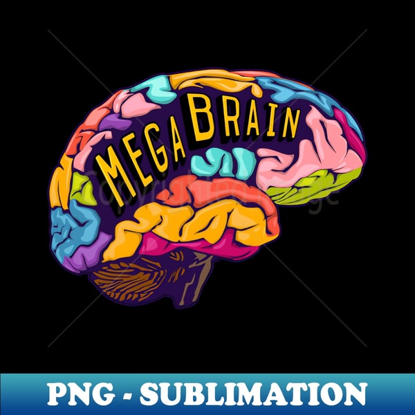 Mega Brain - Aesthetic Sublimation Digital File - Stunning S - Inspire ...