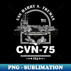 Harry S Truman Aircraft Carrier - High-Quality PNG Sublimation Download - Unleash Your Creativity
