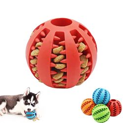 dog ball toys for small dogs interactive elasticity puppy chew toy tooth cleaning rubber food ball toy pet stuff accesso