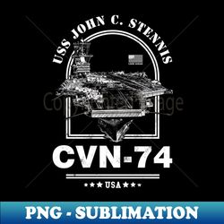 John C Stennis Aircraft Carrier - PNG Transparent Sublimation Design - Defying the Norms