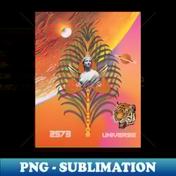 surreal universe of the future year 2573 collage - png transparent sublimation file - unleash your inner rebellion
